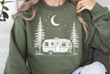 Retro Camper Scene Camping | PNG Sublimation File
