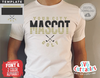 Golf Template 0014 | SVG Cut File