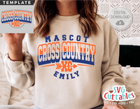 Cross Country Template 0017 | SVG Cut File
