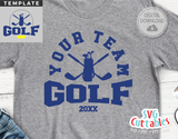 Golf Template 0017 | SVG Cut File