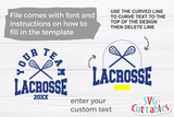 Lacrosse Template 0017 | SVG Cut File