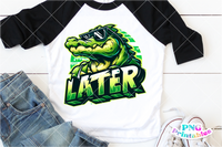 Later Alligator | Funny PNG File