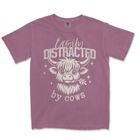 Easily Distracted by Cows | Funny PNG Print File