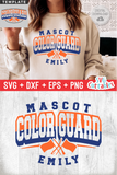 Color Guard Template 0019 | SVG Cut File