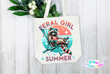 Feral Girl Summer | Funny PNG File