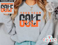 Golf Template 0019 | SVG Cut File
