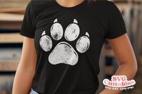Paw Print With Claws | Dog Rescue SVG