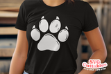 Paw Print With Claws | Dog Rescue SVG