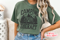 Camping Is My Therapy | SVG Cut File