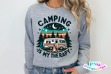 Camping Is My Therapy | PNG File