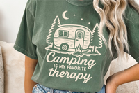 Camping Is My Favorite Therapy | Funny SVG Cut File