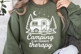 Camping Is My Favorite Therapy | Funny SVG Cut File