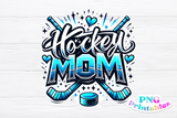 Hockey Mom Airbrushed | PNG File