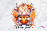 Oh My Gourd | Fall Sublimation PNG