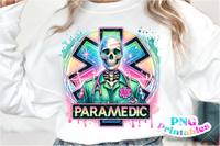 Paramedic Skeleton | PNG Sublimation File