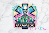 Paramedic Skeleton | PNG Sublimation File