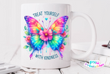 Treat Yourself With Kindness | Mental Health PNG File