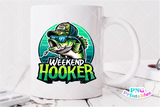 Weekend Hooker | Fishing PNG Print File