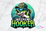 Weekend Hooker | Fishing PNG Print File