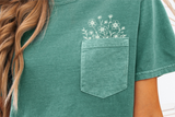 Floral Pocket | PNG Sublimation File