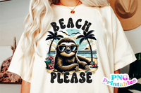 Beach Please | Funny PNG File