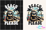 Beach Please | Funny PNG File