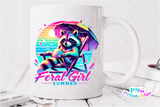 Feral Girl Summer | Funny PNG File