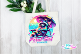 Feral Girl Summer | Funny PNG File