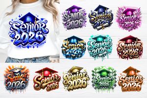 Senior 2026 png Bundle