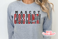 Cross Country Template 0021 | SVG Cut File