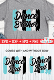 Dance Brother Brush Strokes | SVG Cut File