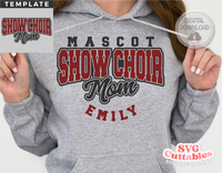 Show Choir Mom Template 0025 | SVG Cut File