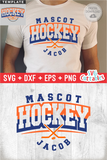Hockey Template 0026 | SVG Cut File