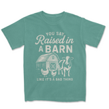 Raised in a Barn | Funny SVG Cut File