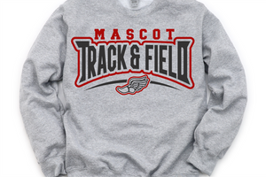 Track and Field Template 0028 | SVG Cut File