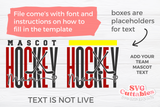 Hockey Template 0029 | SVG Cut File