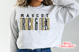 Track and Field Template 0029 | SVG Cut File