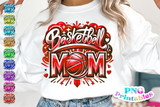 Basketball Mom Airbrushed | PNG File