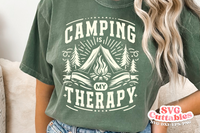 Camping Is My Therapy | SVG Cut File