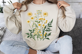 Faux Embroidery Wildflower | PNG Sublimation File