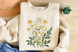 Faux Embroidery Wildflower | PNG Sublimation File