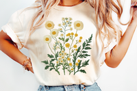 Faux Embroidery Wildflower | PNG Sublimation File