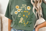 Faux Embroidery Wildflower | PNG Sublimation File
