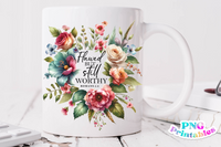 Flawed But Still Worthy | Christian PNG Sublimation File