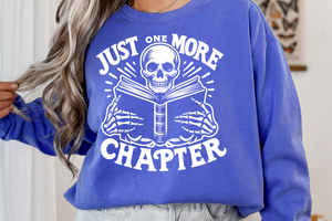 Just One More Chapter svg - Book Reading Cut File