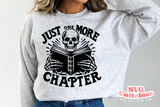 Just One More Chapter svg - Book Reading Cut File