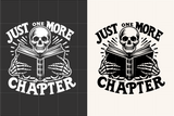 Just One More Chapter svg - Book Reading Cut File