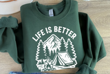 Life is Better By The Campfire | Funny SVG Cut File