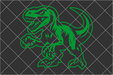 Raptor Mascot | SVG Cut File