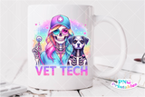 Vet Tech Skeleton | PNG Sublimation File